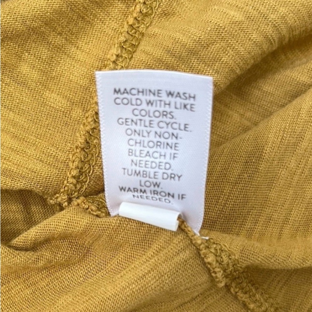 J Jill Women's Mustard V-Neck Tunic Top 2X - Picture 6 of 7